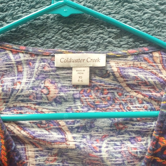 Like New Cold water Creek Wrap Shirt - Picture 3 of 7